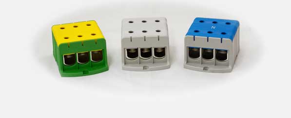 Terminal Blocks with 3 feed